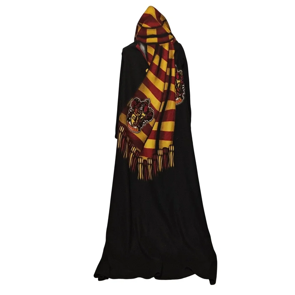 Northwest‎ Harry Potter Gryffindor Wearable Blanket Unisex OS Black Hooded Scarf